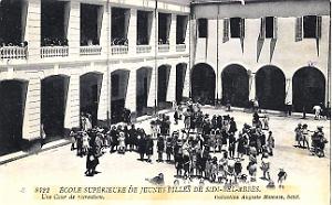 Sidi-bel-Abbes - ecole Superieure de Jeunes Filles - Recreation